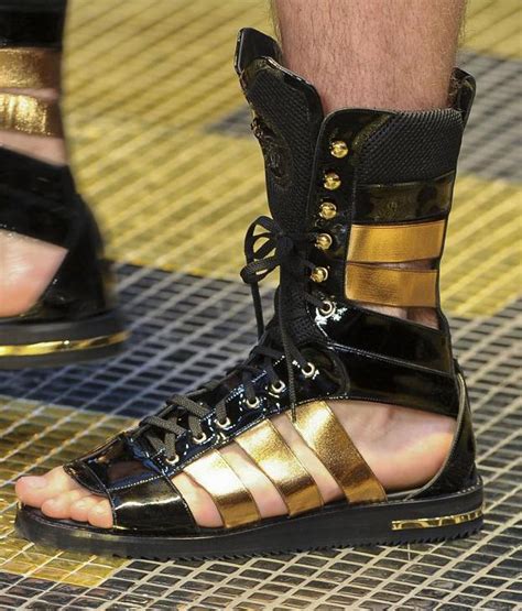 versace spring 2013 gladiator boots|Versace Spring/Summer 2013 .